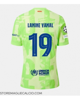 Barcelona Lamine Yamal #19 Maglia Gara Terza Repliche 2024-25